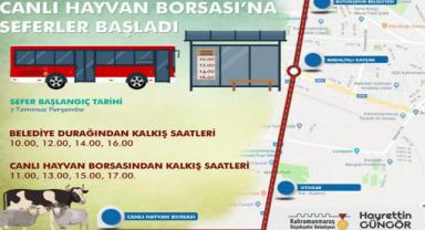 Canlı Hayvan Borsası’na Ücretsiz Ring Seferleri Başlıyor