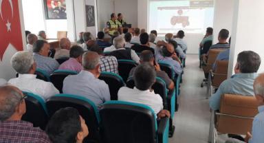 Kahramanmaraş’ta jandarma ekipleri muhtarları bilgilendirdi