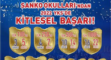 SANKO öğrencileri YKS’de Gaziantep’in gururu oldu