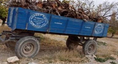 Elbistan’da buğday yüklü römorku çaldılar