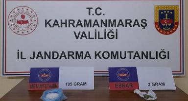 Yol uygulamasında üzerinde uyuşturucu bulundu tutuklandı..