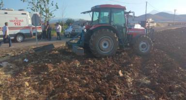 Kahramanmaraş’ta otomobil ile traktör çarpıştı: 1 ölü 1 yaralı
