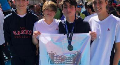 SANKO Okulları Rumkale Su Sporları Festivali’nde beş derece yaptı..