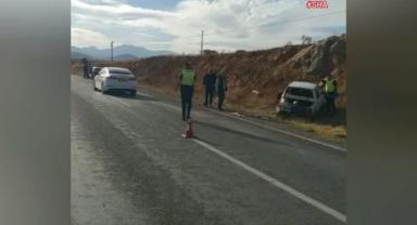 Afşin’de toprak zemine çarpan otomobil paramparça oldu: 1 ağır 2 yaralı