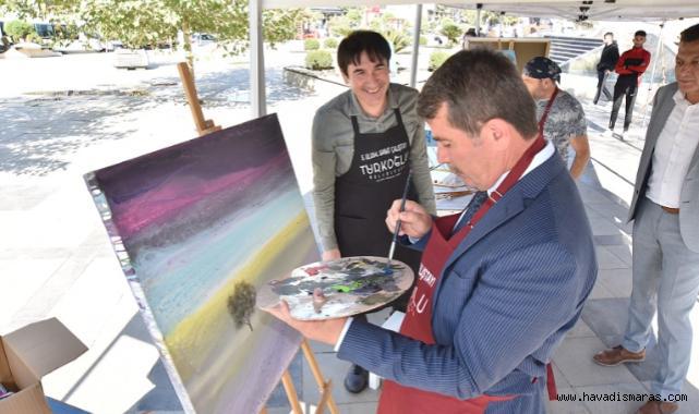 Başkan Okumuş; “Ressam hayalini tuale, Başkan hayalini şehre aktarır.”.