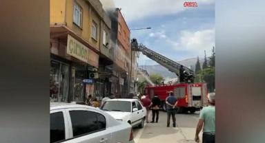 Kahramanmaraş’ta ikamet yangını..