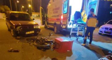 Kahramanmaraş’ta otomobil ile motosiklet çarpıştı: 1 yaralı