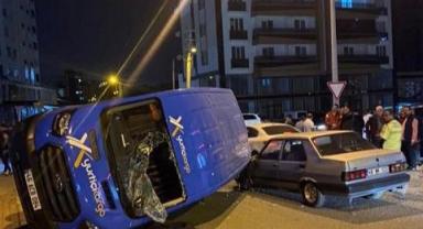 Kahramanmaraş’ta zincirleme kaza: 2 yaralı..