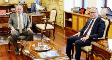 MHP İl Başkanı Ertuğrul Doğan, Rektör Yasım’ı Ziyaret Etti