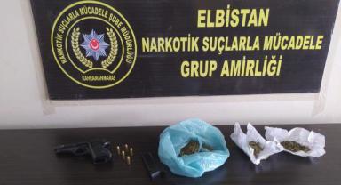 Elbistan’da uyuşturucudan 2 kişi yakalandı