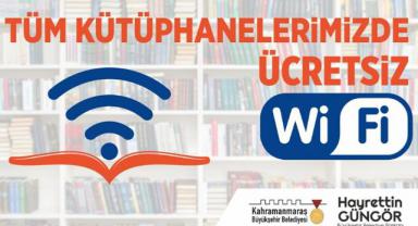 Gençlerimizin bilgiye erişimini kolaylaştırma amacıyla tüm kütüphanelerimizde ücretsiz wi-fi hizmeti veriyoruz 