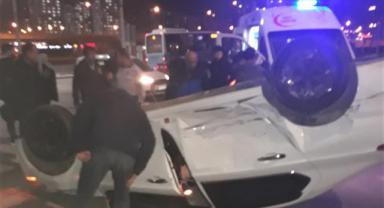 Kahramanmaraş’ta iki otomobil çarpıştı: 3 yaralı