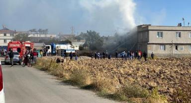 Kahramanmaraş’ta müstakil ev yandı