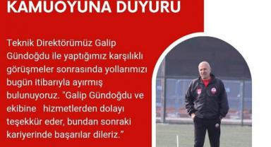 Kahramanmaraşspor’da Galip Gündoğdu ile Yollar Ayrıldı