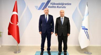 Rektör Yasım, YÖKAK Başkanı Muhsin Kar’ı Ziyaret Etti