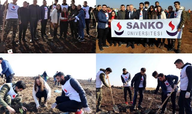 SANKO Üniversitesi Öğrencileri Fidanları Toprakla Buluşturdu