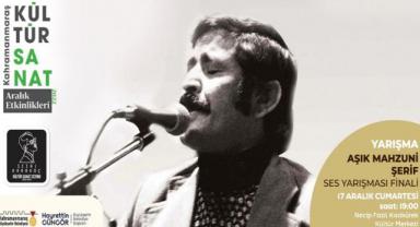 Âşık Mahzuni Şerif Ses Yarışması’nın Finali Gerçekleştirilecek