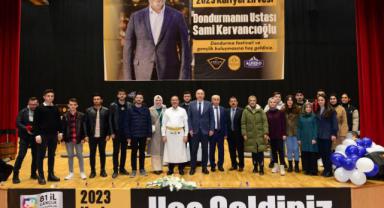 Dondurmanın Ustası Kervancıoğlu Gençlerle İş Hayatına Dair Tecrübelerini Paylaştı
