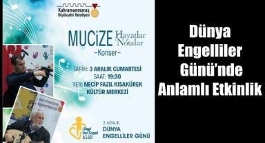 Dünya Engelliler Günü’nde Anlamlı Etkinlik