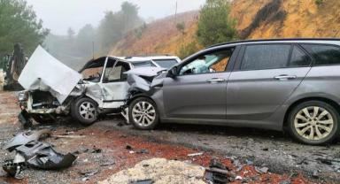 Kahramanmaraş’ta iki otomobil çarpıştı: 1 yaralı