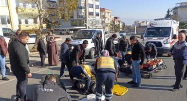 Kahramanmaraş’ta kamyonet ile sepetli motosiklet çarpıştı: 2 yaralı