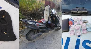 Kahramanmaraş’ta kar maskeli motosikletli kaptı ama kaçamadı