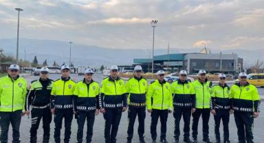 Kahramanmaraş’ta kış lastiği denetimi yapıldı