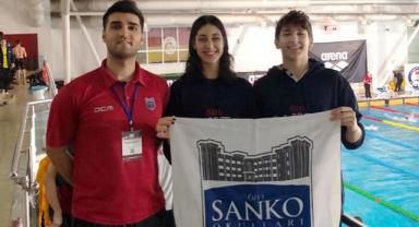 SANKO Okulları Öğrencilerinin Yüzmede Türkiye Başarısı