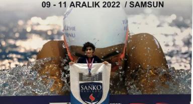 SANKO Okulları Öğrencisi Yüzmede Bronz Madalya Kazandı