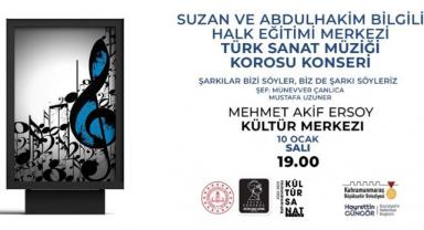 Türk Sanat Müziği Korosu Müzik Ziyafeti Yaşatacak