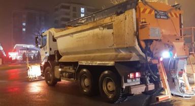 Büyükşehir’in Tüm Araç ve Personelleri Kar Nöbetinde