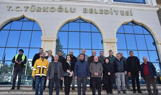 Düzce ve Kocasinan Belediyesi; 'Türkoğlu’nun Yaralarını sarmaya geldik'..