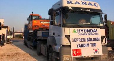 DOOSAN İş Makinaları deprem Bölgesinde..
