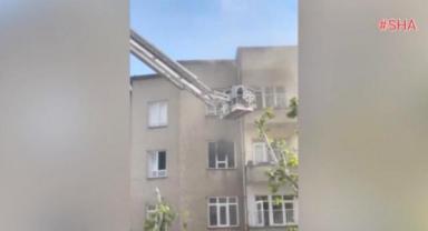 Kahramanmaraş’ta apartmanda yangın paniği