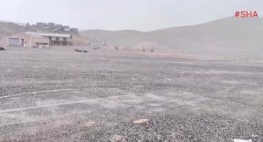Kahramanmaraş'ta Nisan ayında kar sürprizi