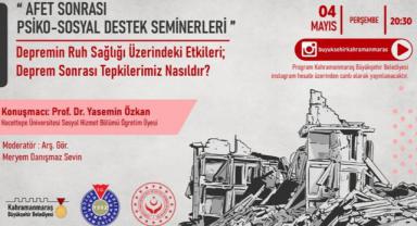 Psiko-Sosyal Destek Seminerleri Devam Ediyor