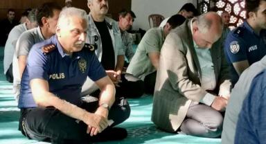 Depremde hayatını kaybeden polisler ve vatandaşlar için mevlit okutuldu 