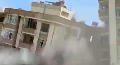 Kahramanmaraş’ta kontrolsüz yıkım sağlam binayı da yıktı..