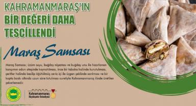 Maraş Samsası Tescillendi