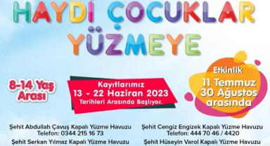 Onikişubat Belediyesi yaz yüzme kurslarına kayıtlar başlıyor..