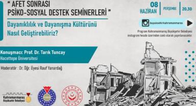 Prof. Tuncay, Dayanışma Kültürünün Geliştirilmesini Anlatacak