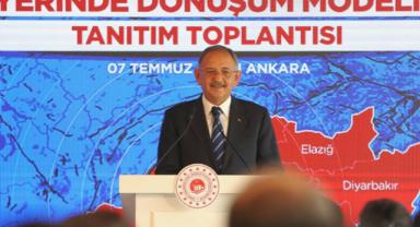 Bakan Özhaseki: “Yerinde Dönüşüm Çalışmalarını Adım Adım Denetleyeceğiz”