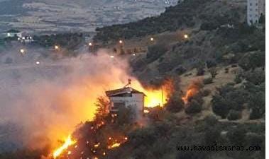 Kahramanmaraş’ta yangın kontrol altına alındı..