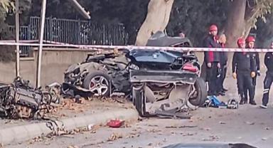 Otomobil paramparça oldu: 1 ölü