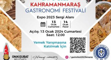EXPO 2023 Gastro Kahramanmaraş başlıyor..