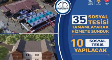Dulkadiroğlu’na 10 Yeni Sosyal Tesis..