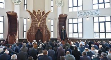 EXPO 2023 Sergi Alanı’na inşa edilen Ali Mahçiçek Camii dualarla ibadete açıldı..