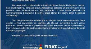 Başkan Görgel: “Kahraman Şehrimiz İçin Aşkla Çalışacağız”..
