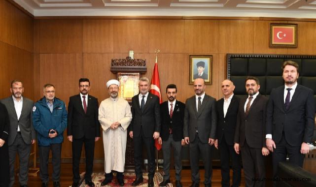Başkan Görgel, Diyanet İşleri Başkanı Erbaş’ı Ağırladı..