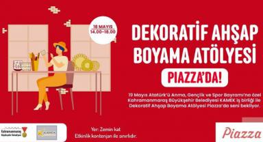 Büyükşehir’in Dekoratif Ahşap Boyama Atölyesi Piazza’da Vatandaşlarla Buluşacak..